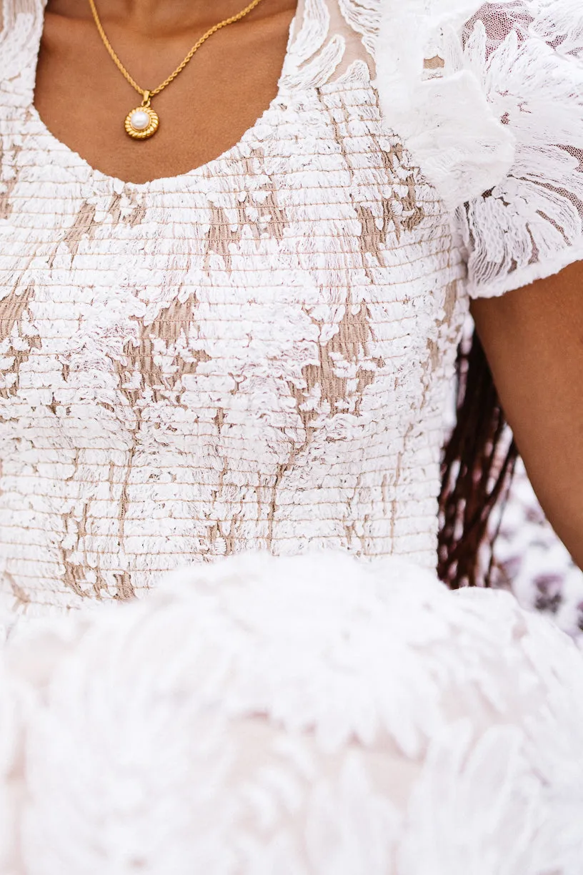 Hattie Dress in White Lace sold by Ivy City Co product image thumbnail 2