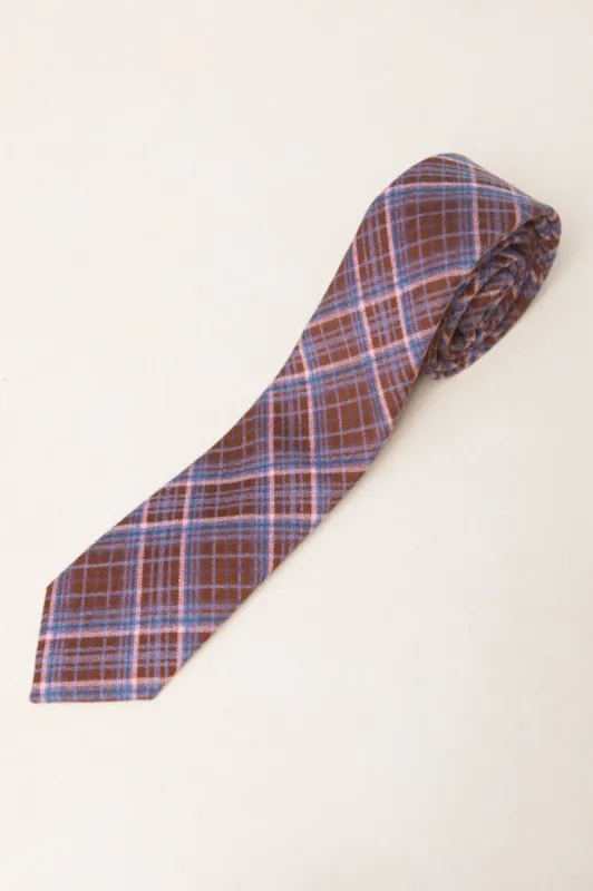 Mens Max Tie in Virginia Plaid - FINAL SALE sold by Ivy City Co