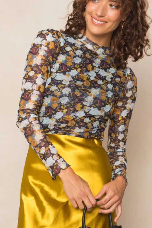 Ava Top in Floral - FINAL SALE sold by Ivy City Co