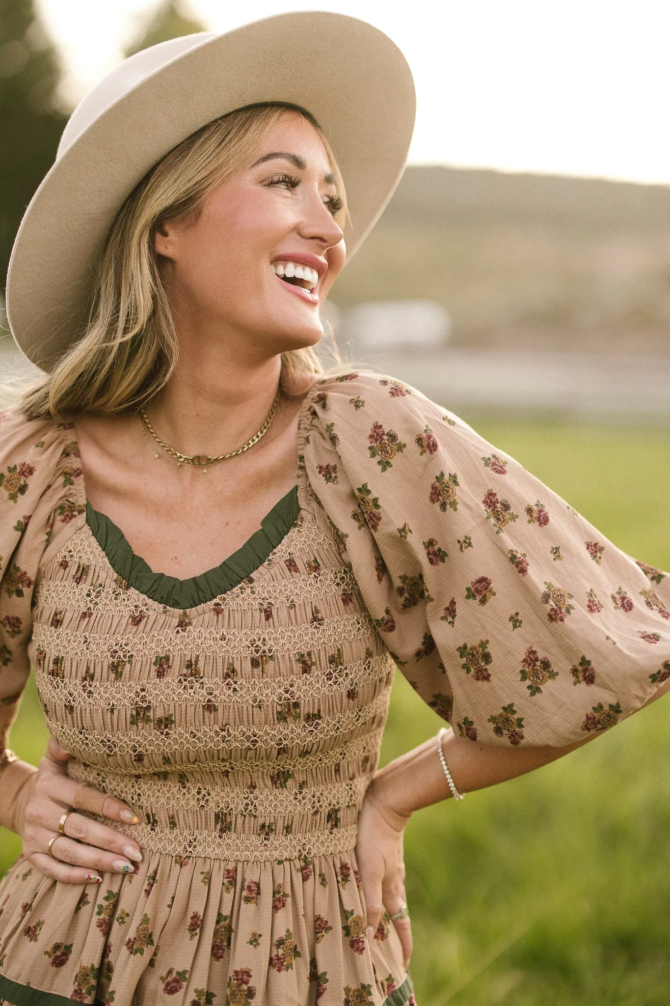 Roselyn Dress in Desert Blossom sold by Ivy City Co product image thumbnail 2