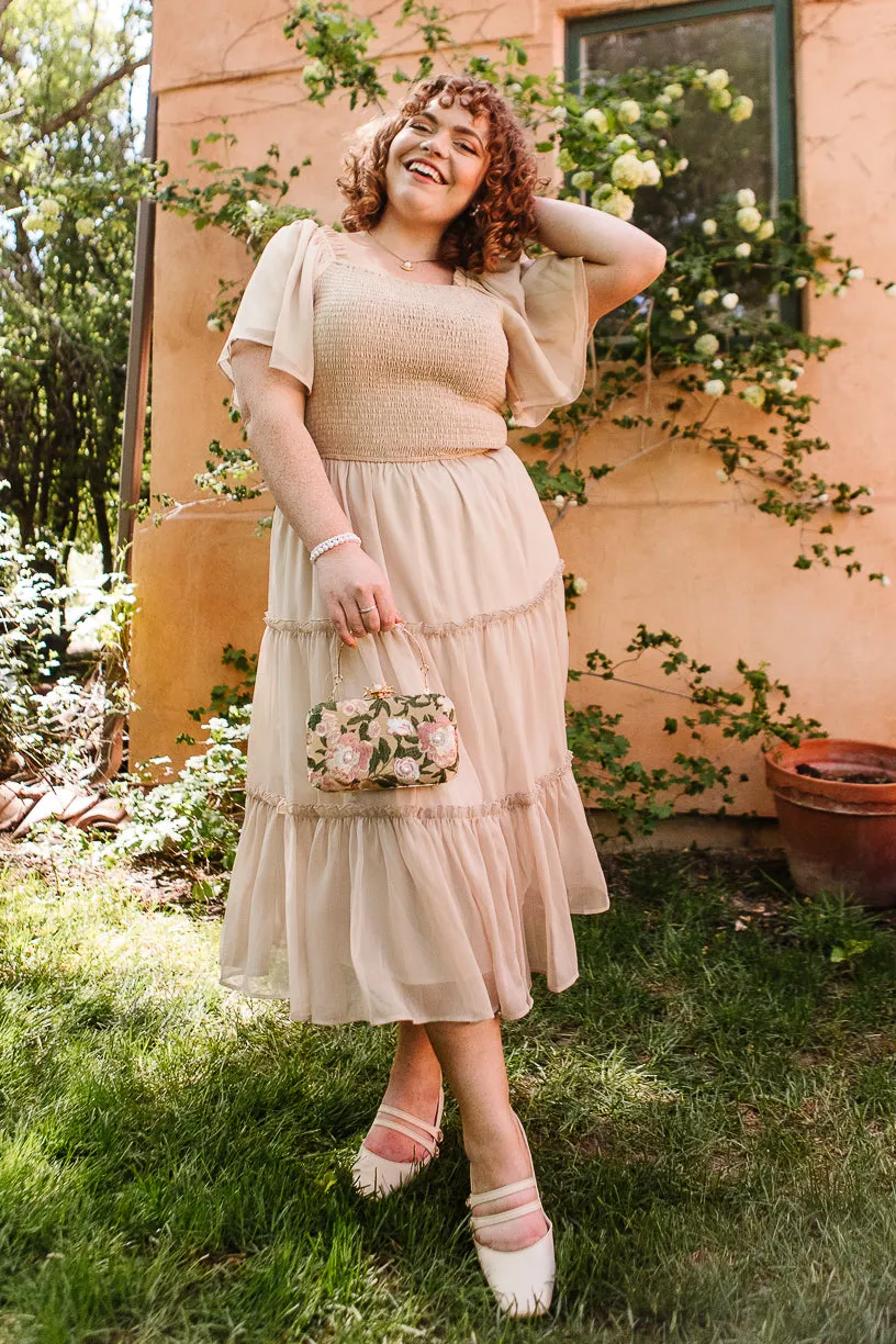 Ellie Dress in Champagne Chiffon sold by Ivy City Co product image thumbnail 2