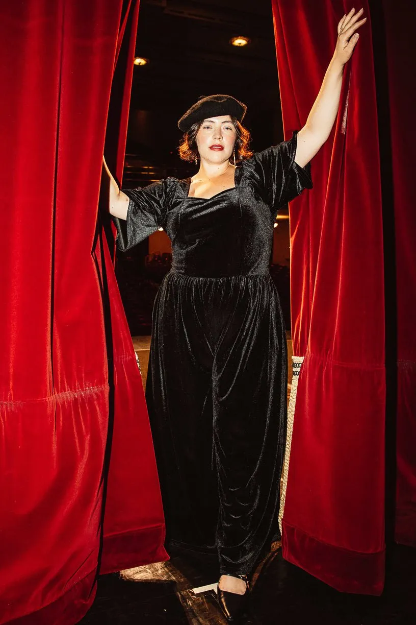 Livi Jumpsuit in Black Velvet - FINAL SALE sold by Ivy City Co product image thumbnail 2