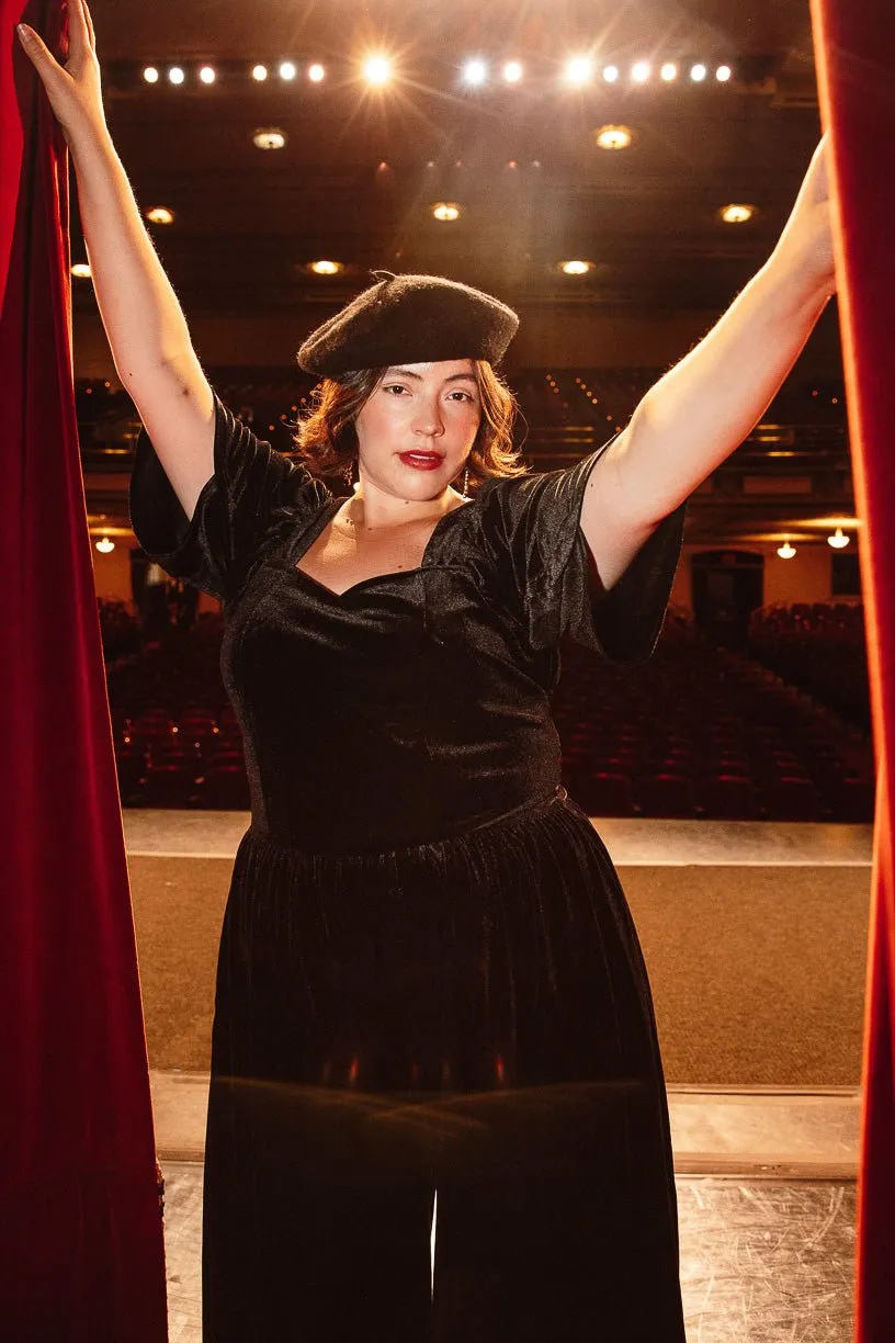 Livi Jumpsuit in Black Velvet - FINAL SALE sold by Ivy City Co product image thumbnail 3