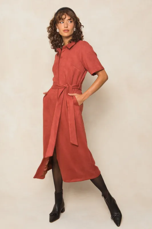 Rory Suede Dress  - FINAL SALE made by Ivy City Co