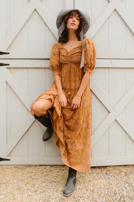 Honey Dress in Brown Lace - FINAL SALE sold by Ivy City Co