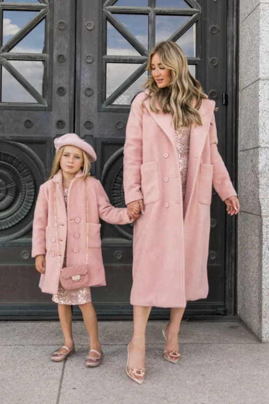 Polly Coat in Pink sold by Ivy City Co