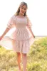 Short Madeline Dress in Pink - FINAL SALE sold by Ivy City Co