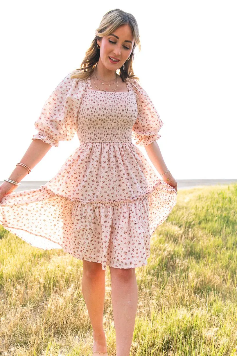 Short Madeline Dress in Pink - FINAL SALE sold by Ivy City Co product image thumbnail 5