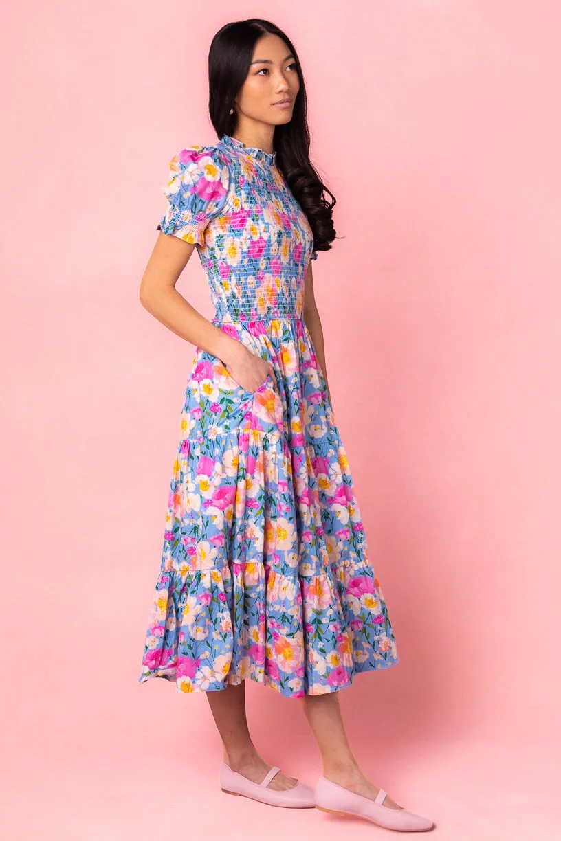 Delia Dress in Blue - FINAL SALE sold by Ivy City Co product image thumbnail 4