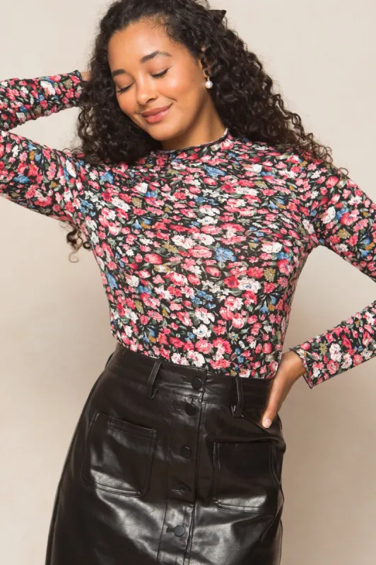 Carmen Top in Floral - FINAL SALE sold by Ivy City Co
