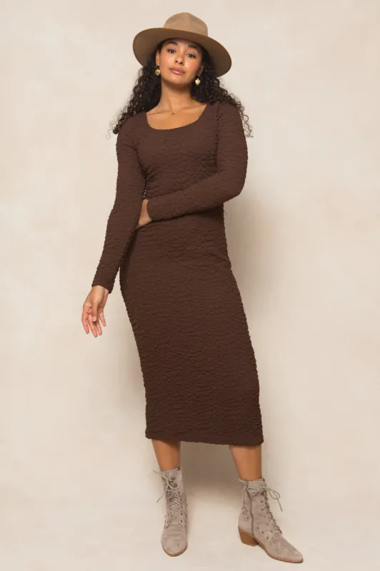 Astrid Dress in Brown sold by Ivy City Co