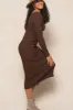 Astrid Dress in Brown sold by Ivy City Co