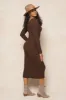 Astrid Dress in Brown sold by Ivy City Co