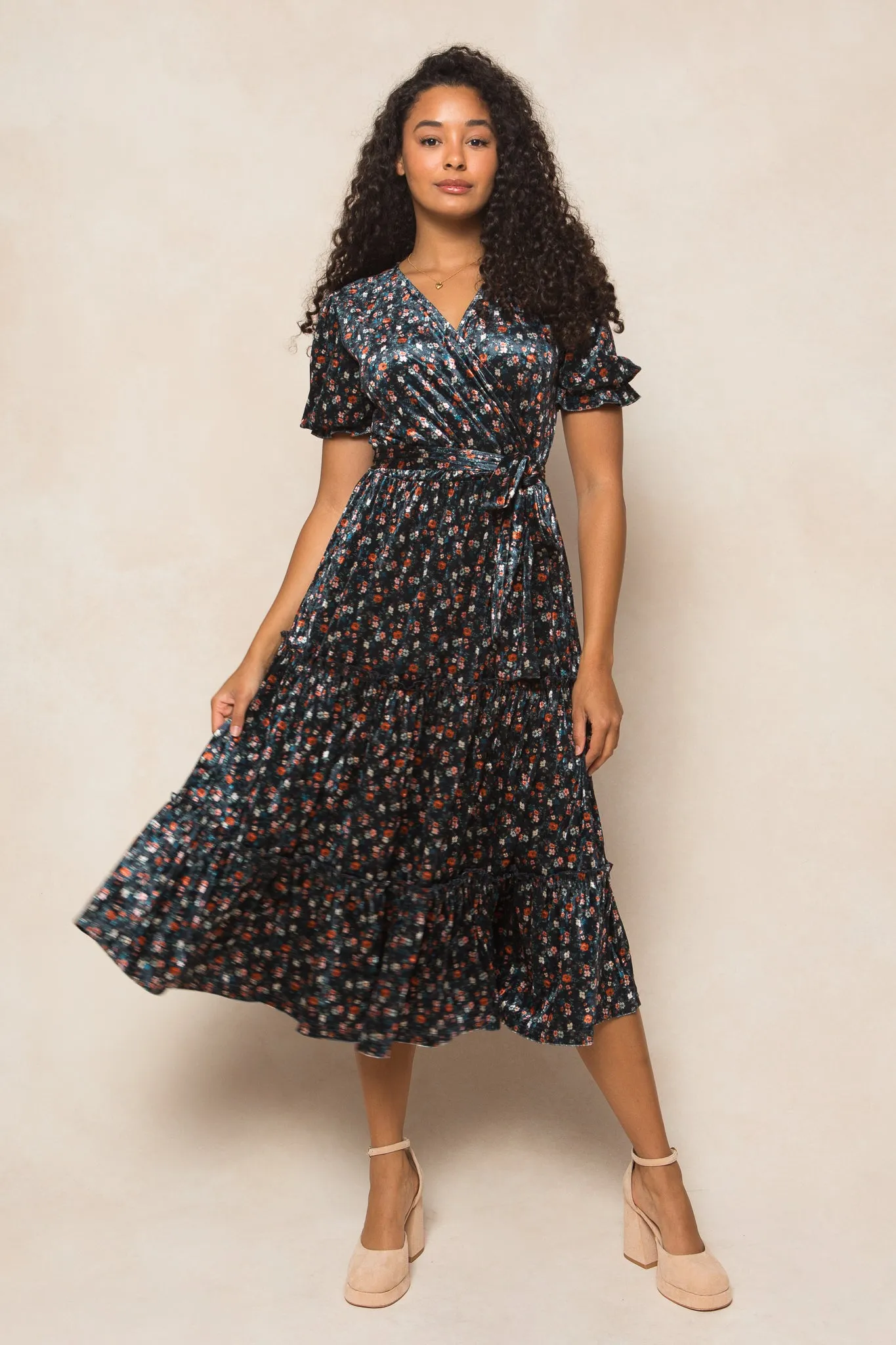 Millie Dress in Navy Floral - FINAL SALE sold by Ivy City Co product image thumbnail 2