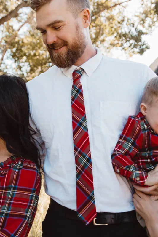 Ties in Holiday Plaid made by Ivy City Co