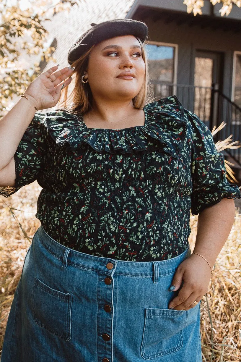 Gracie Top in Holly - FINAL SALE sold by Ivy City Co product image thumbnail 4