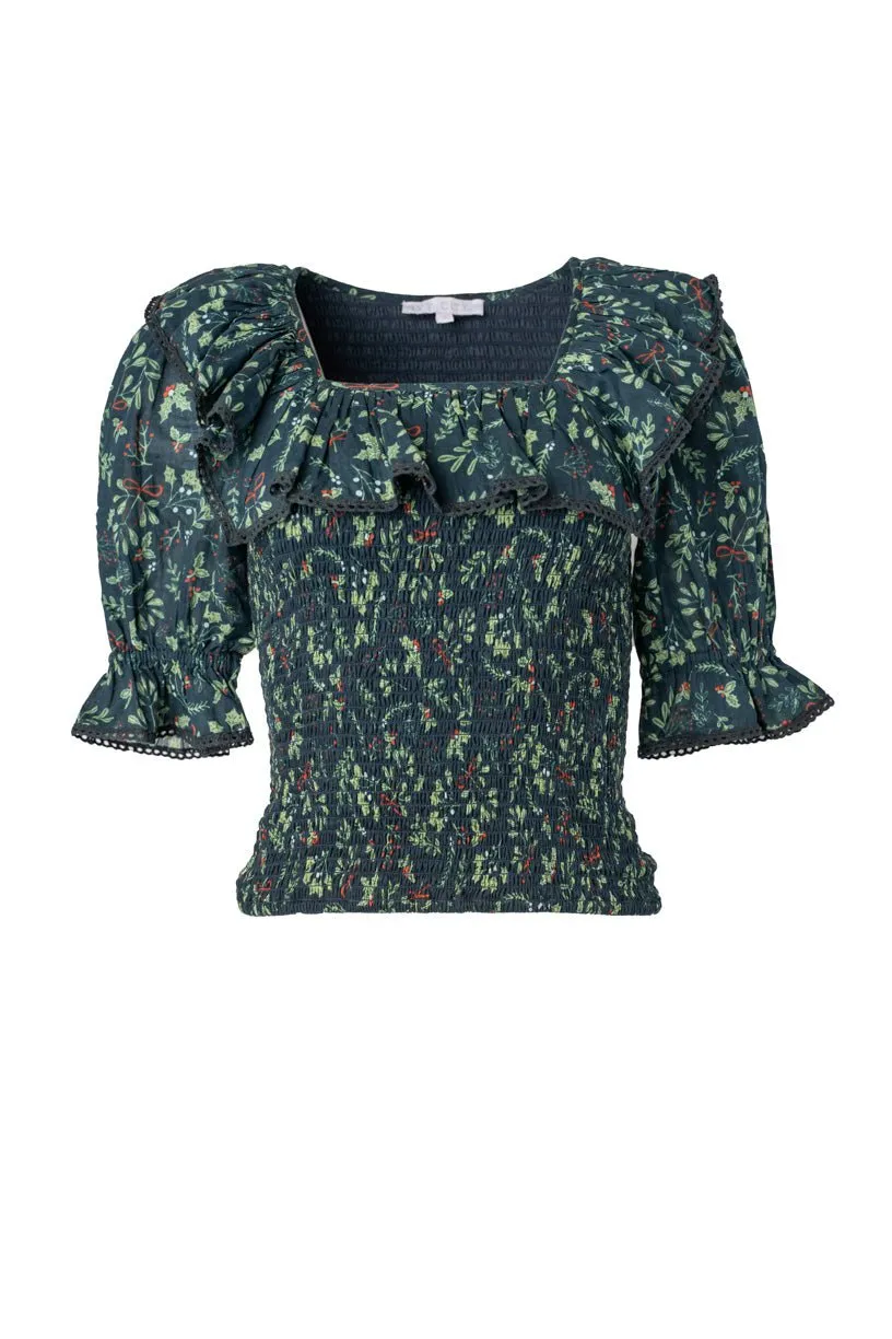 Gracie Top in Holly - FINAL SALE sold by Ivy City Co product image thumbnail 2