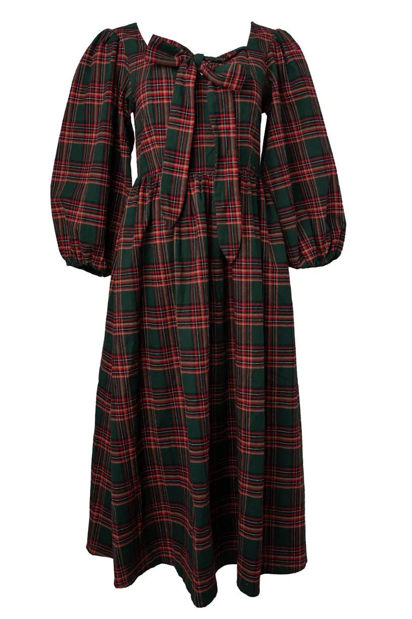 Margo Midi Dress in Green Plaid - FINAL SALE sold by Ivy City Co product image thumbnail 2