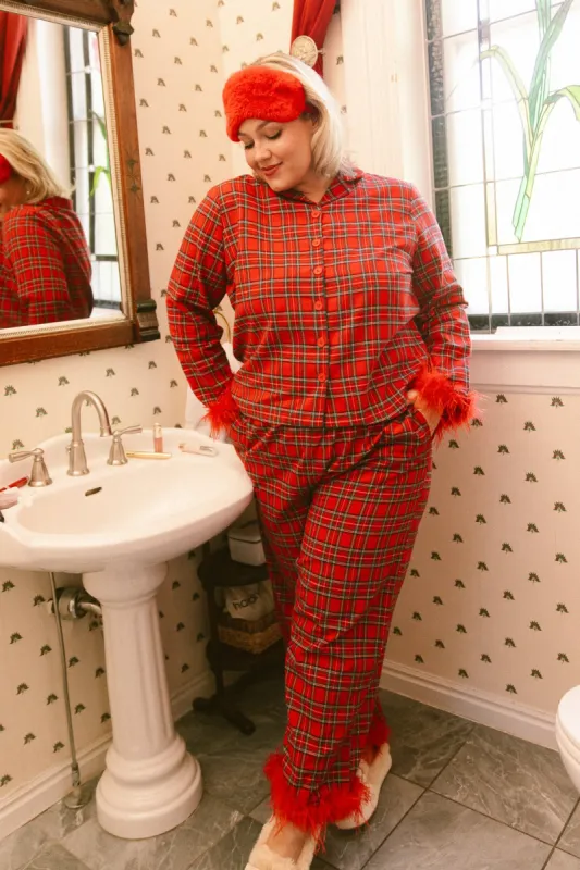 Benjamin Pajama Set in Holiday Plaid sold by Ivy City Co