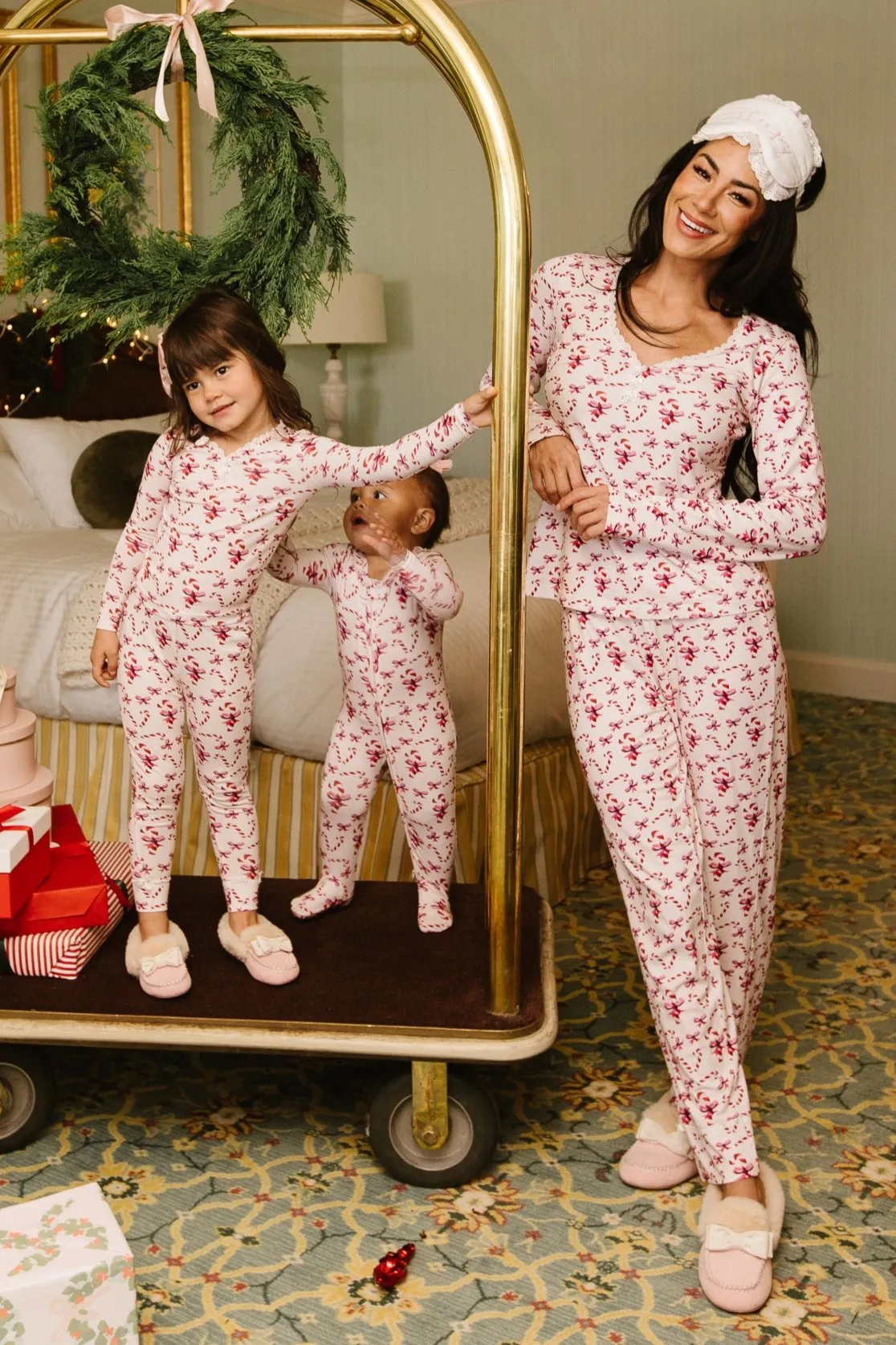 So Soft Pajama Set in Candy Cane - FINAL SALE sold by Ivy City Co product image thumbnail 4