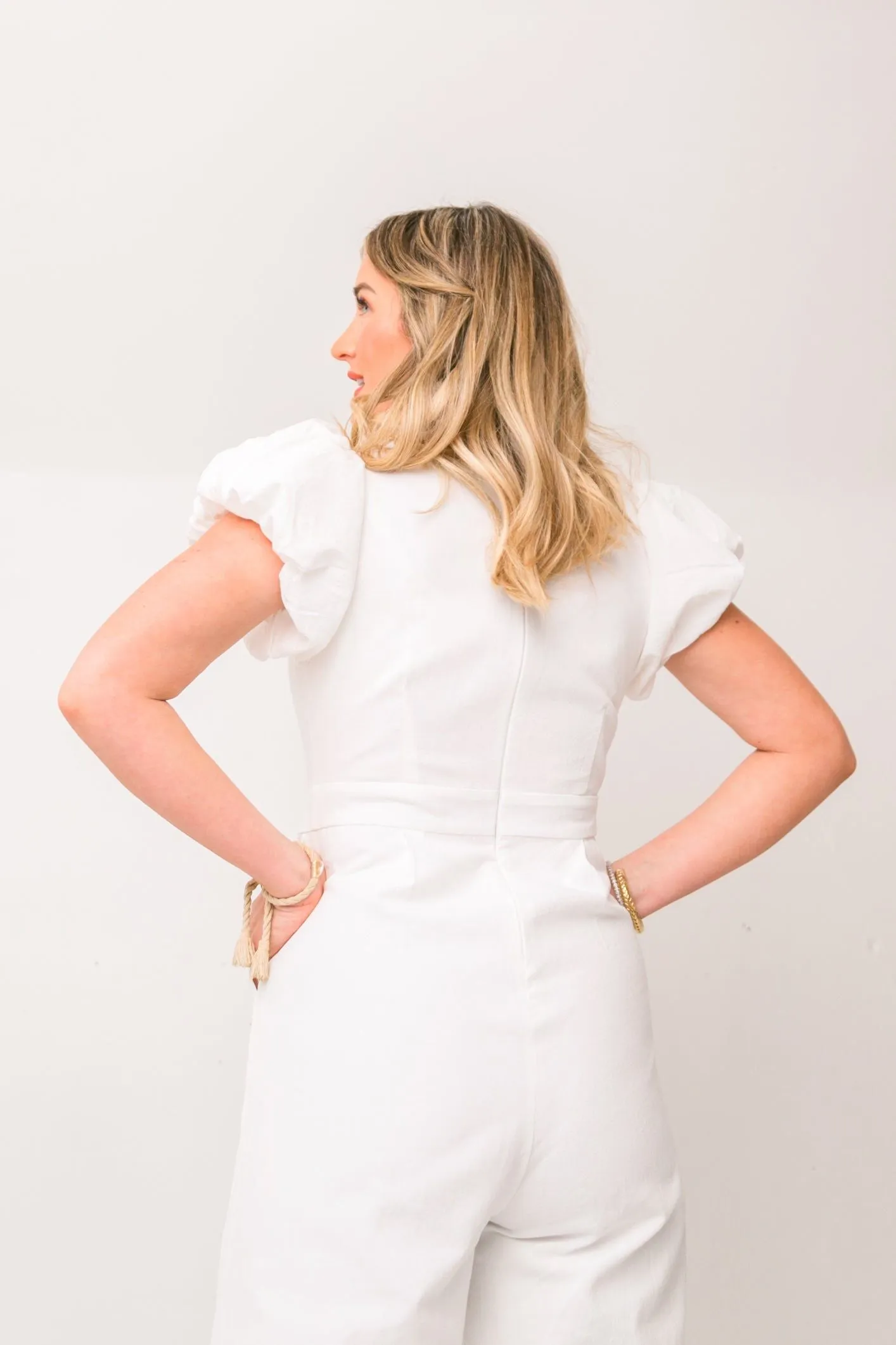 Dahlia Jumpsuit In White sold by Ivy City Co product image thumbnail 4