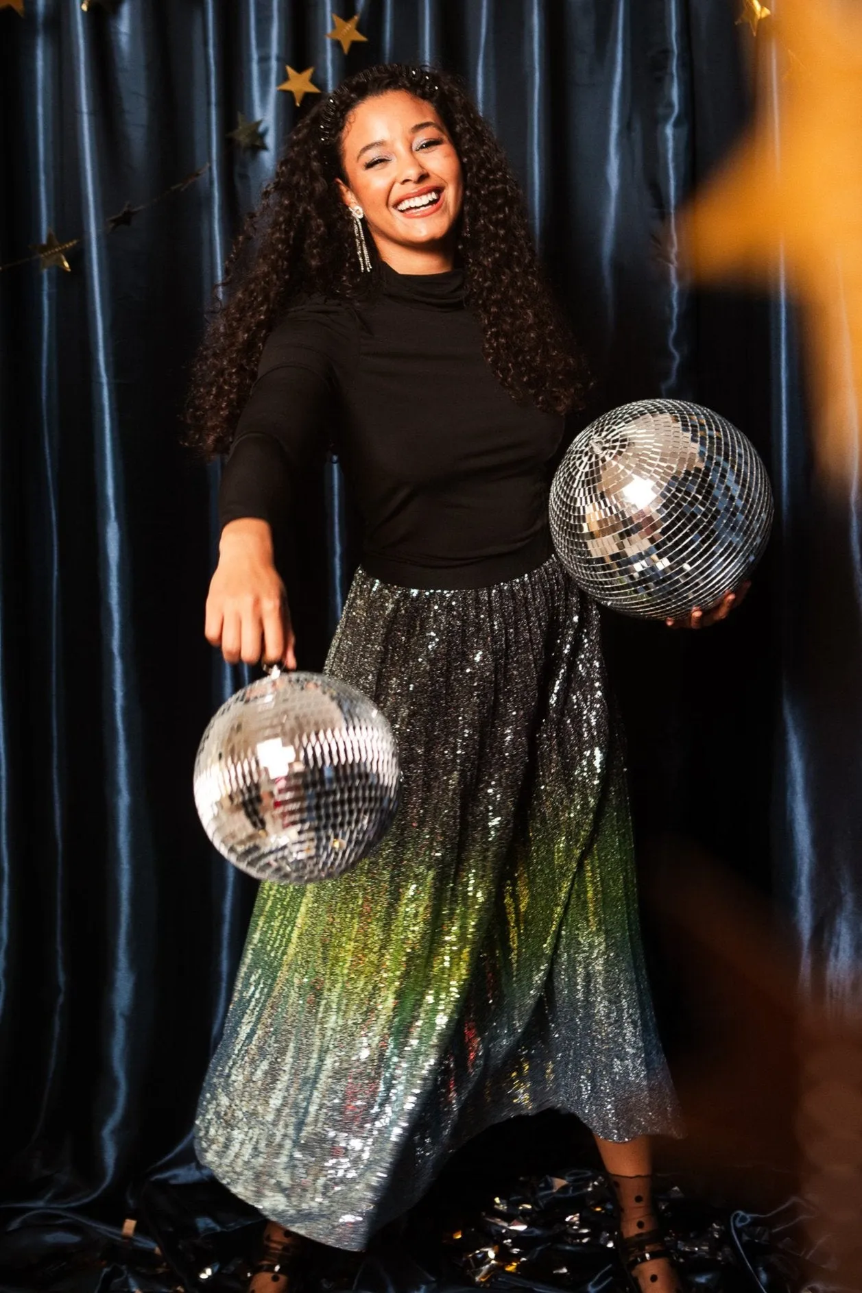 Perla Skirt in Multicolor Sequin - FINAL SALE sold by Ivy City Co product image thumbnail 2