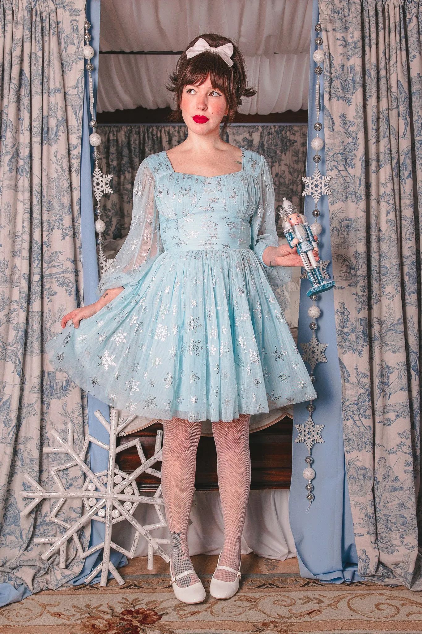 Snowflake Dress sold by Ivy City Co product image thumbnail 5