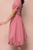 Clo Bubble Midi Skirt in Mauve - FINAL SALE sold by Ivy City Co