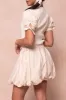 Clo Bubble Skirt in Cream sold by Ivy City Co