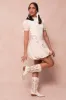 Clo Bubble Skirt in Cream sold by Ivy City Co