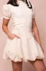 Clo Bubble Skirt in Cream sold by Ivy City Co