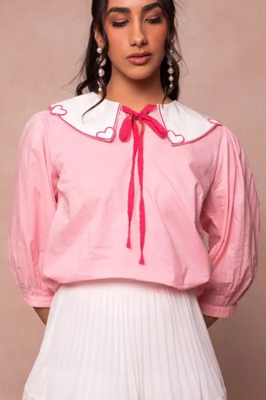 Sweetie Blouse in Pink - FINAL SALE sold by Ivy City Co
