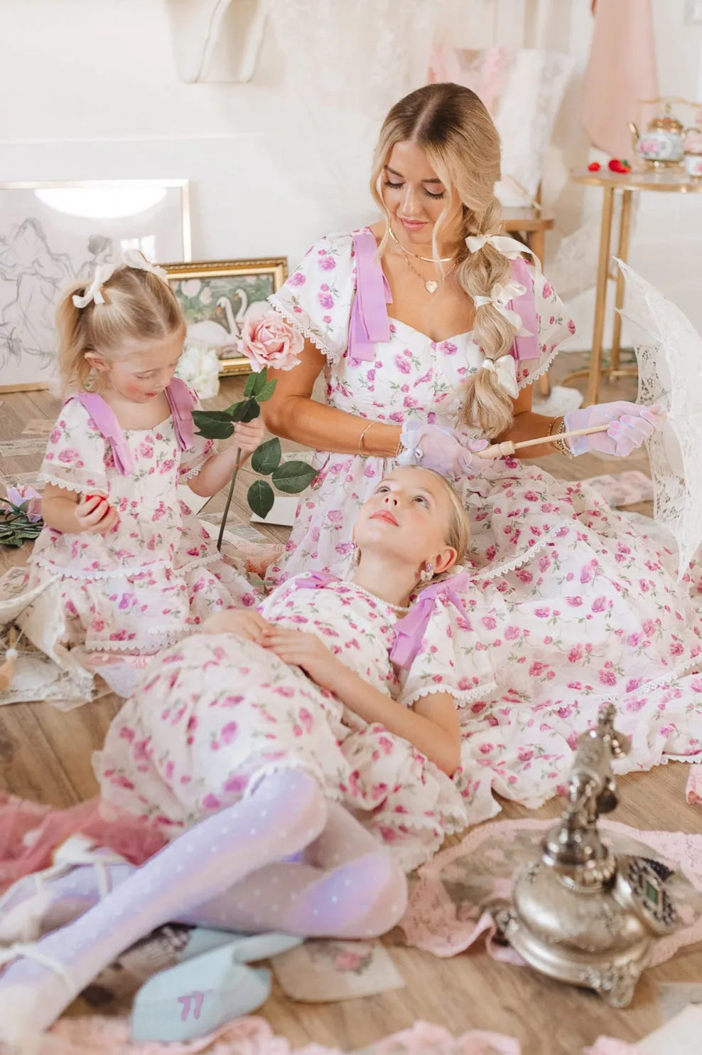 Annabelle Dress in Roses - FINAL SALE sold by Ivy City Co product image thumbnail 3