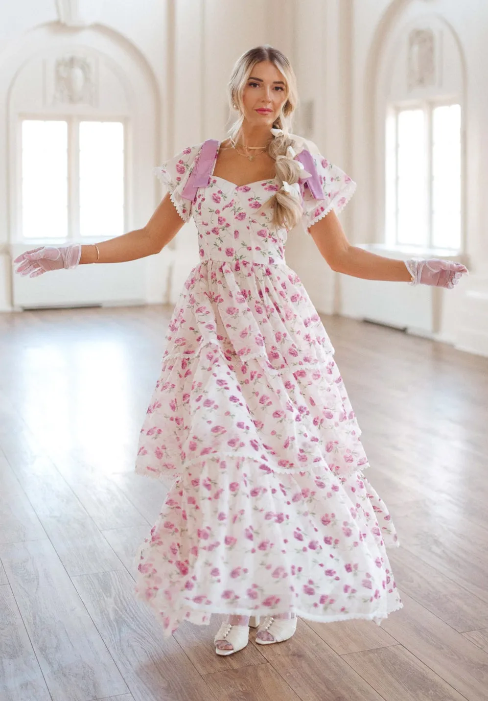 Annabelle Dress in Roses - FINAL SALE sold by Ivy City Co