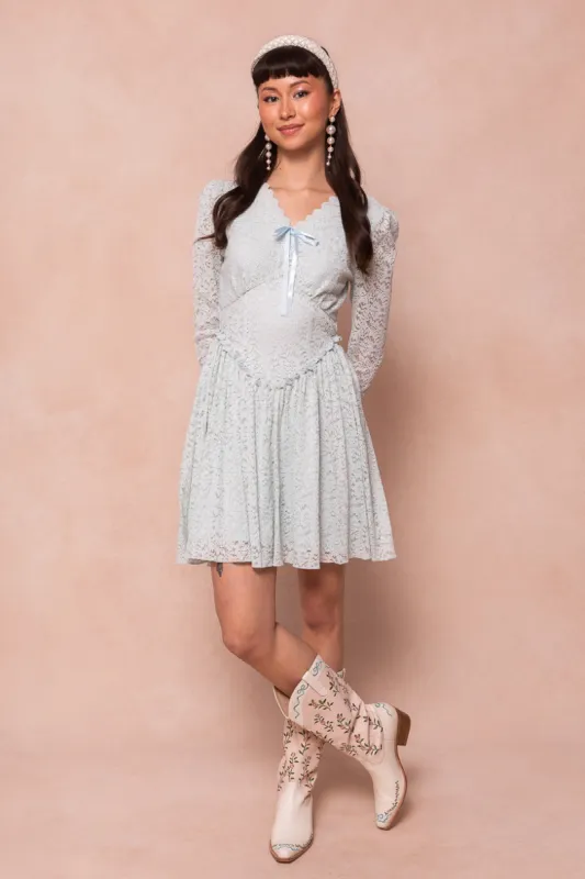 So Romantic Dress in Blue - FINAL SALE sold by Ivy City Co