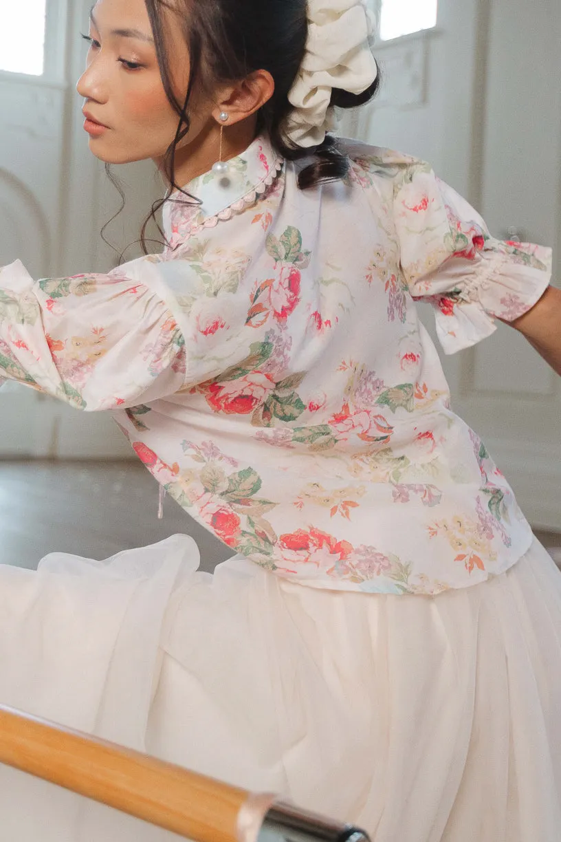 Elisa Blouse in Pink Floral sold by Ivy City Co product image thumbnail 5