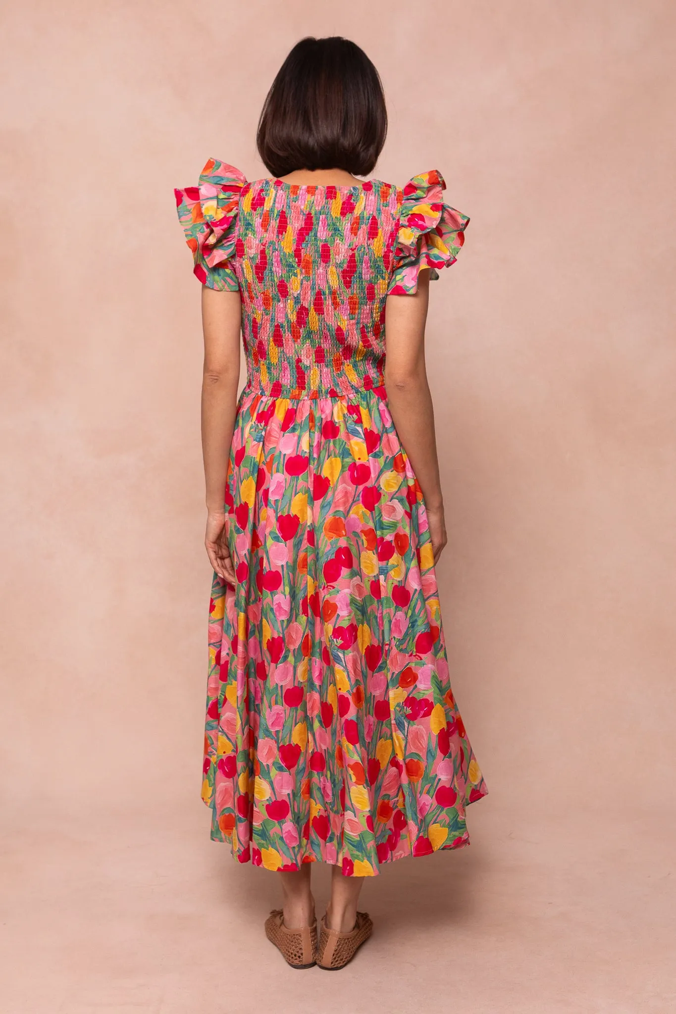 Hattie Dress in Tulips - FINAL SALE sold by Ivy City Co product image thumbnail 5
