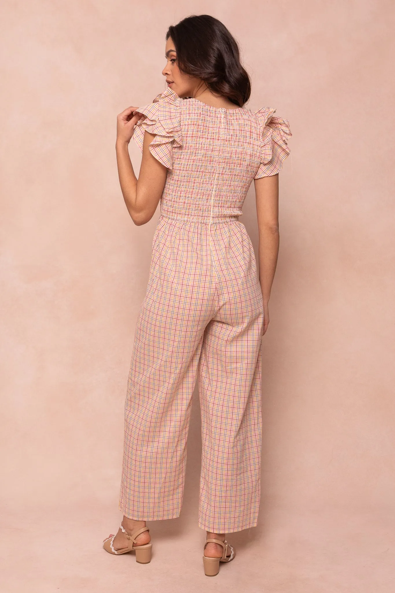 Hattie Jumpsuit in Multicolor Gingham sold by Ivy City Co product image thumbnail 3