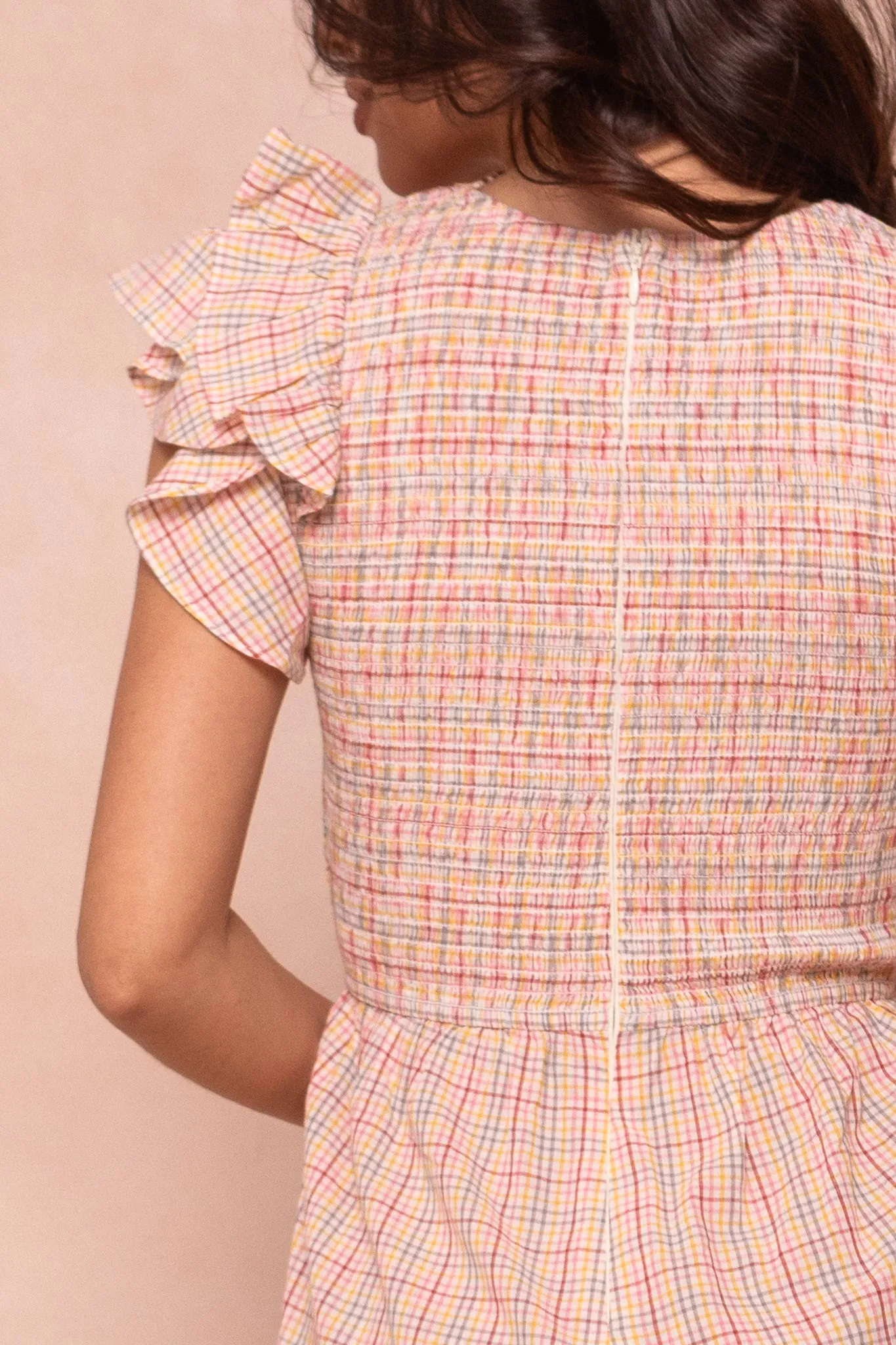 Hattie Jumpsuit in Multicolor Gingham sold by Ivy City Co product image thumbnail 4