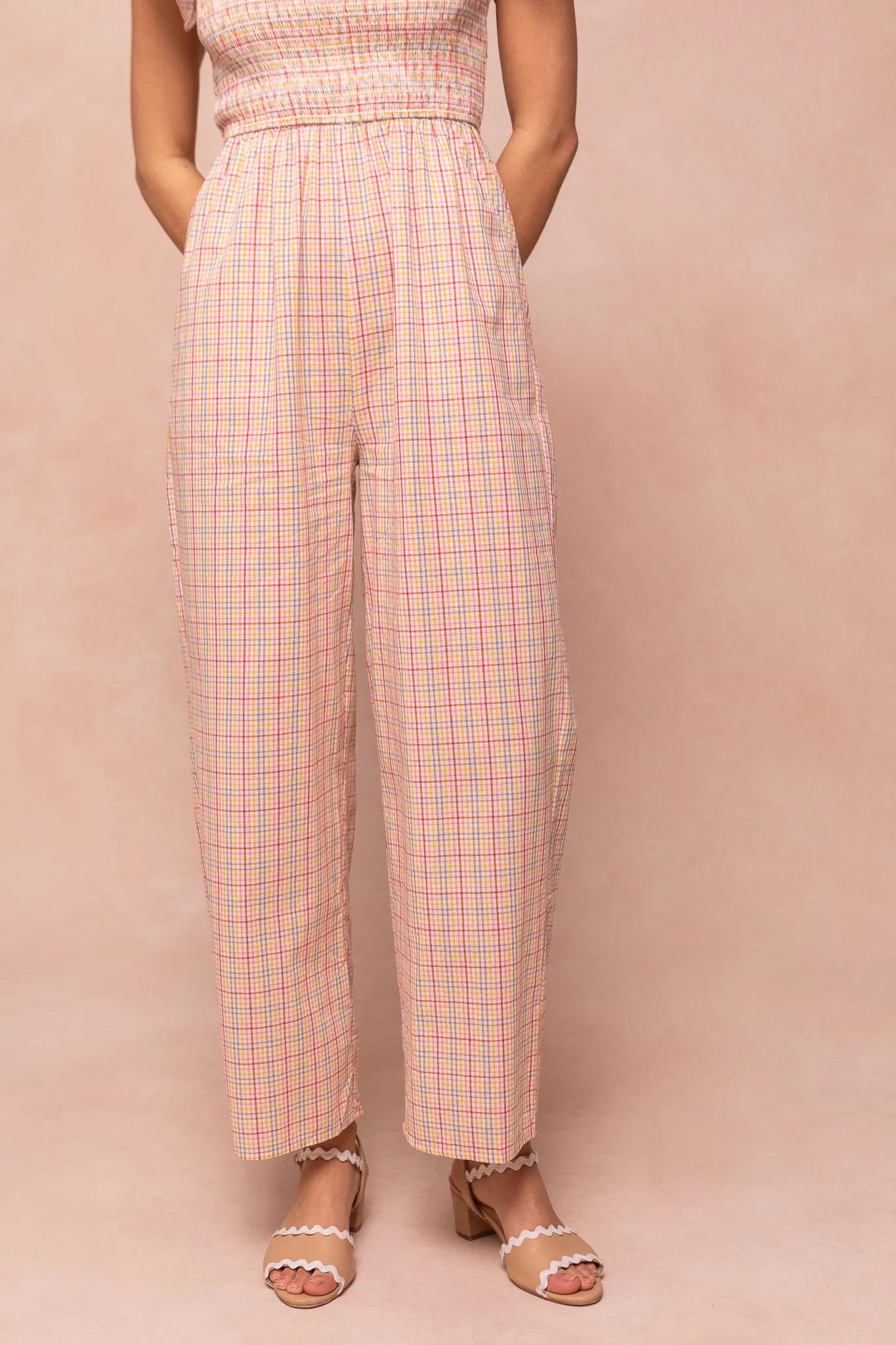 Hattie Jumpsuit in Multicolor Gingham sold by Ivy City Co product image thumbnail 5