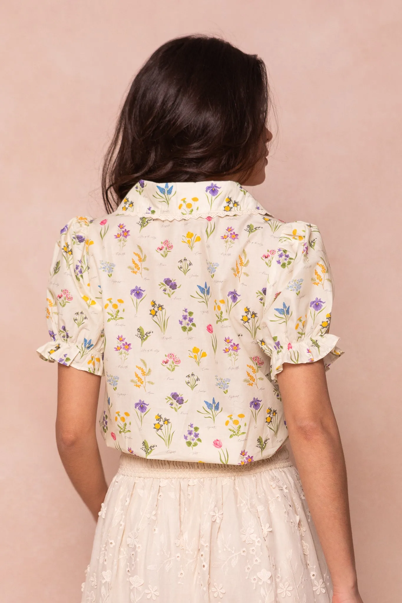 Sophia Blouse in Garden Flowers sold by Ivy City Co product image thumbnail 3