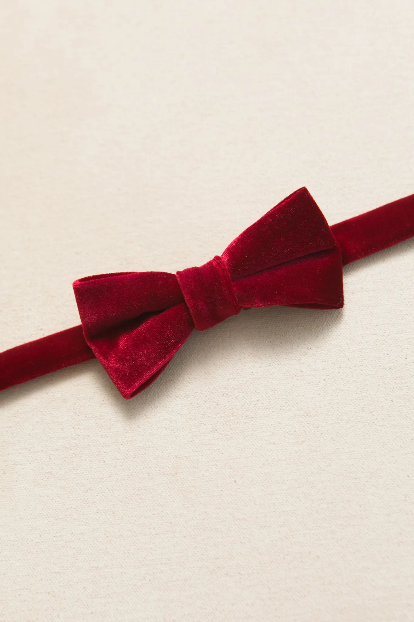 Bow Ties in Enamored Red Velvet - FINAL SALE sold by Ivy City Co product image thumbnail 5
