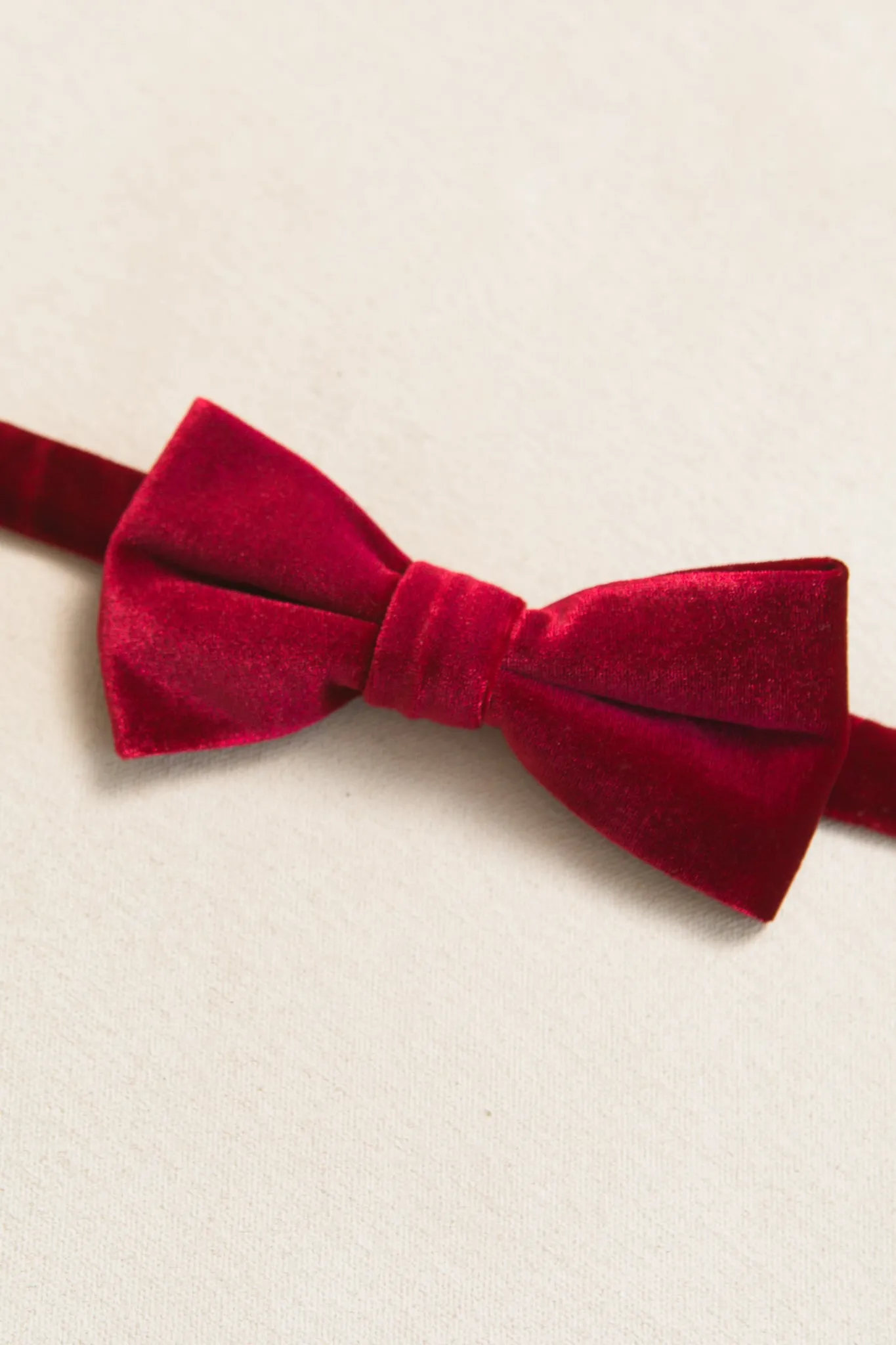 Bow Ties in Enamored Red Velvet - FINAL SALE sold by Ivy City Co product image thumbnail 2