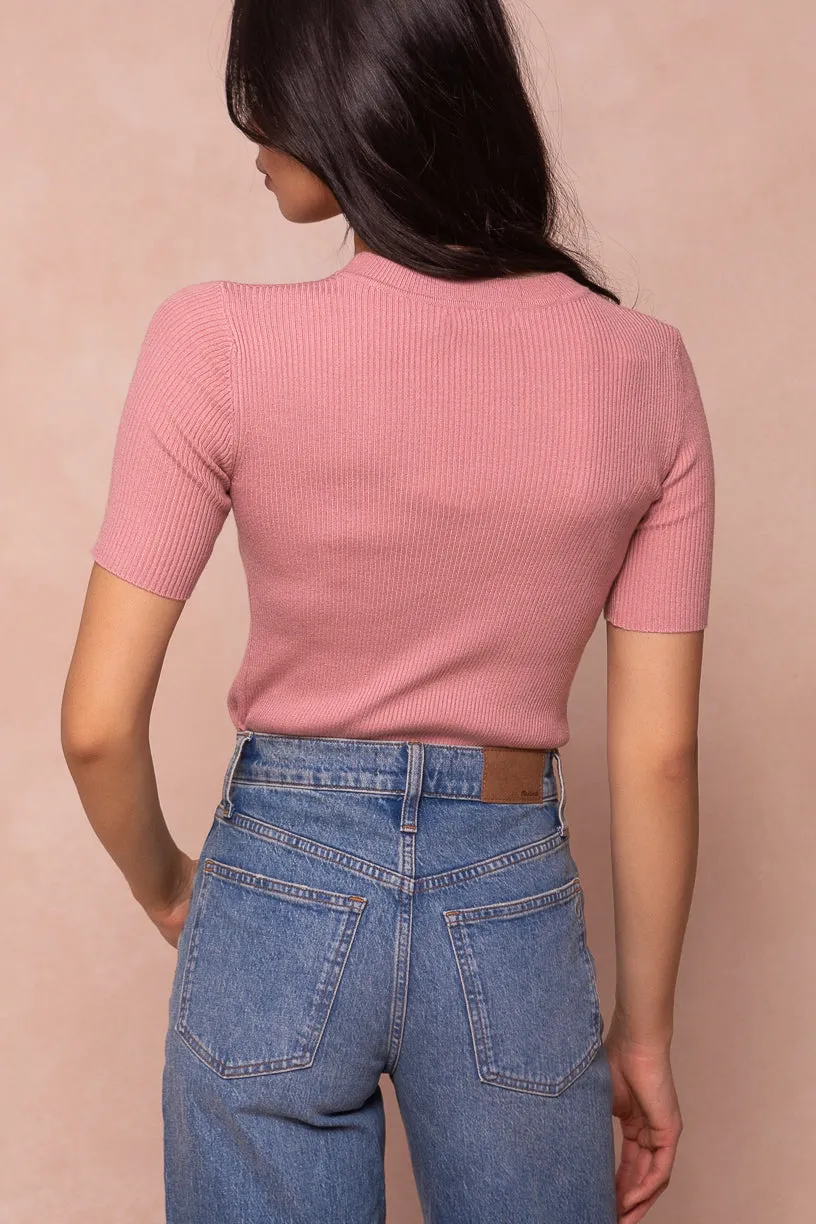 Lexus Top in Mauve - FINAL SALE sold by Ivy City Co product image thumbnail 4