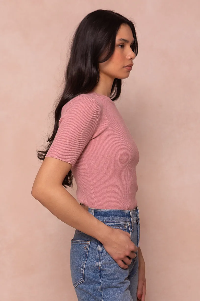 Lexus Top in Mauve - FINAL SALE sold by Ivy City Co product image thumbnail 3