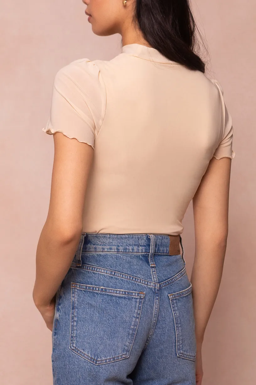 Ava Top in Cream sold by Ivy City Co product image thumbnail 3