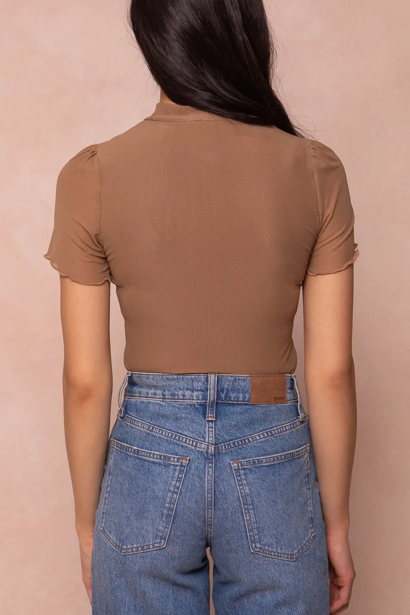 Ava Top in Taupe sold by Ivy City Co product image thumbnail 5