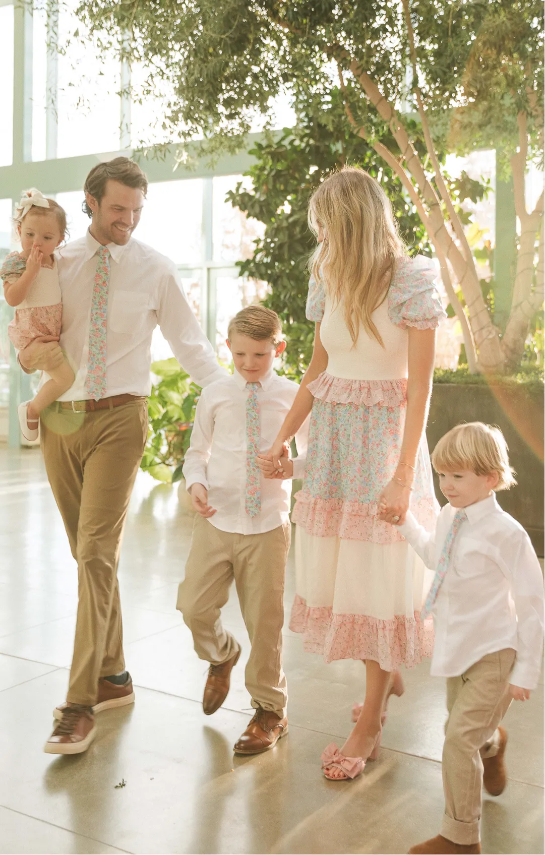 Ties in Melanie Floral - FINAL SALE sold by Ivy City Co product image thumbnail 3