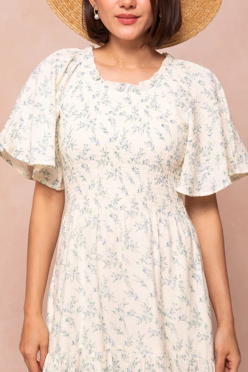 Jovie Dress in Blue Floral sold by Ivy City Co product image thumbnail 5