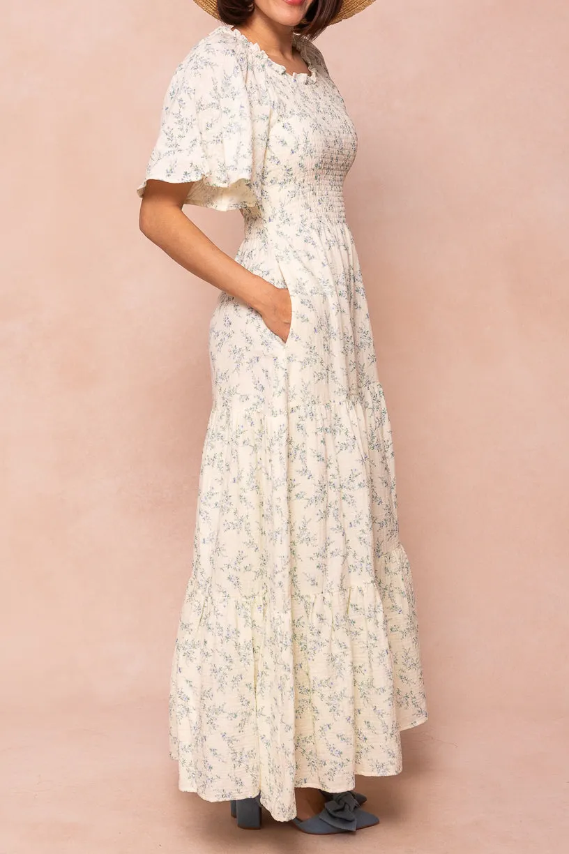 Jovie Dress in Blue Floral sold by Ivy City Co product image thumbnail 2